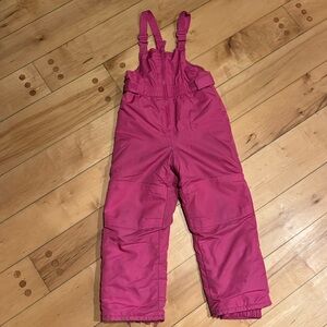 5T pink Cat and Jack snow bibs
